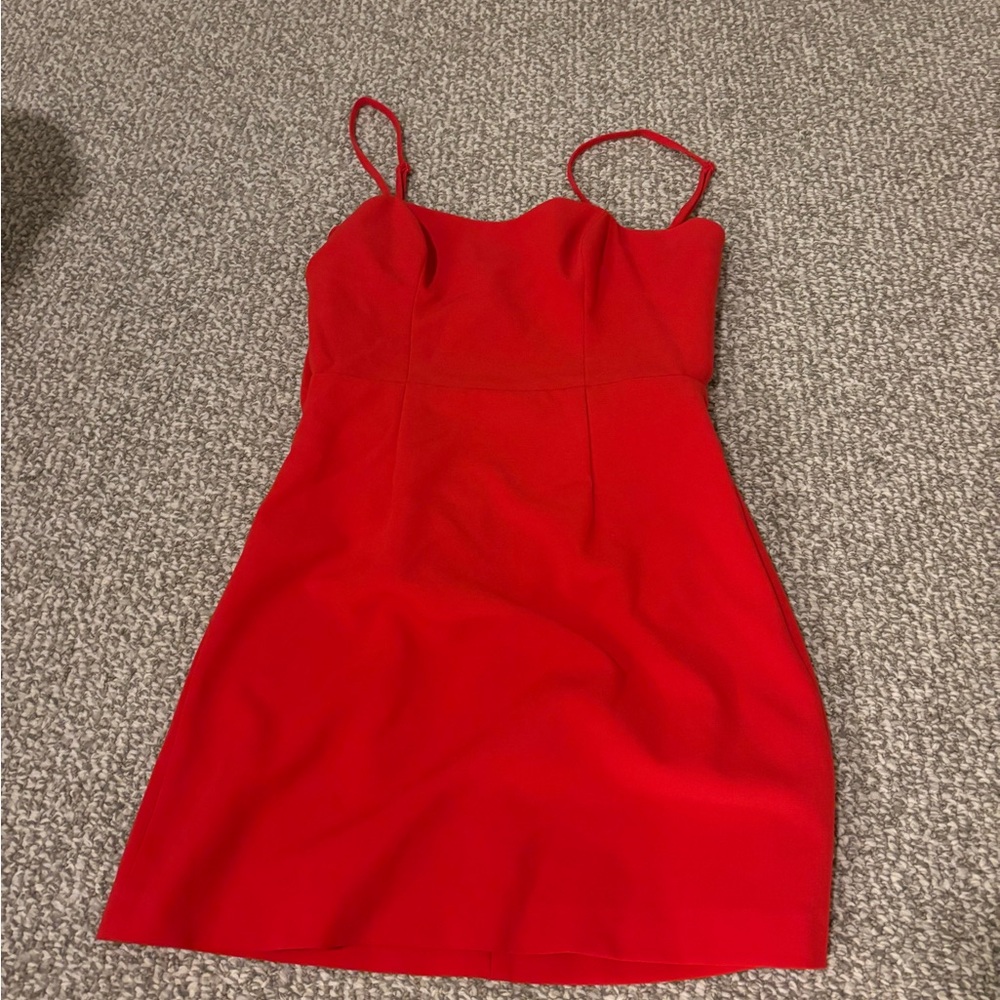 French Connection Vibrant Red Mini Dress